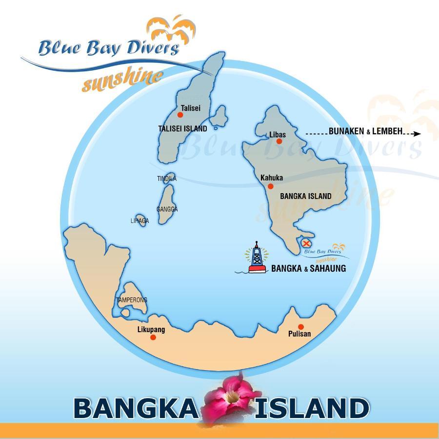 Blue Bay Divers Likupang Bangka Eksteriør billede